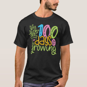 T-shirt 100 Jours De Filles Qui Grossent Revenir À L'École