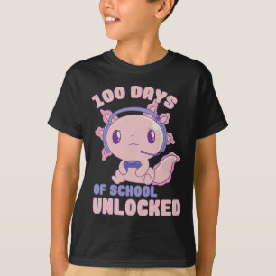 T-shirt 100 Jours De Gamer Axolotl 100E Jour De Scho