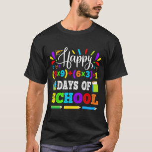 T-shirt 100 Jours De L'École 100ème Équipement Math Enseig