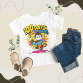 T-shirt 100 Jours de l'école Colorful Monkey Kids Design