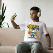T-shirt 100 Jours de l'école Colorful Monkey Kids Design