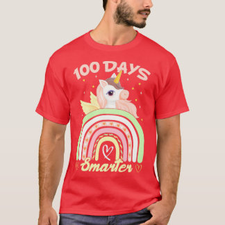T-shirt 100 Jours de l'école Colorful Unicorn Lovers Cadea