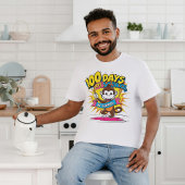 T-shirt 100 jours de l'école Monkey Celebration Design