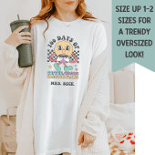 T-shirt 100 jours de l'école Retro Enseignant