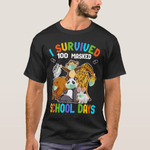 T-shirt 100 Jours de l'école Rex I Survie 100e Jour de Sch