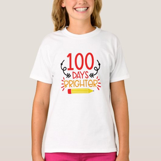 T-shirt 100 jours de lumière (Devant)