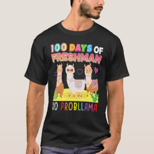 T-shirt 100 jours de lycéen sans problème 100e jour d'écol