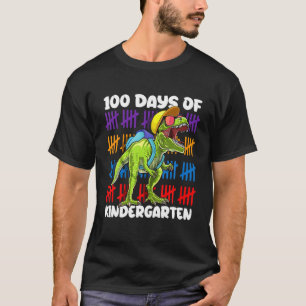 T-shirt 100 Jours De Maternelle École Dinosaure Smarter B