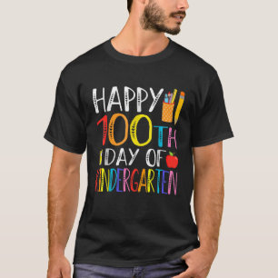 T-shirt 100 Jours De Maternelle Joyeux 100E Jour De L'Écol