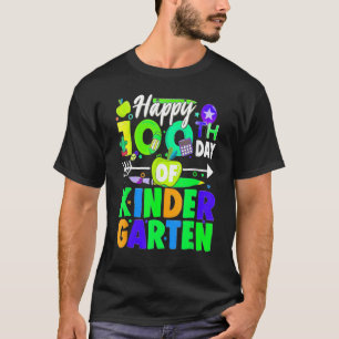 T-shirt 100 Jours De Maternelle Joyeux 100E Jour De L'Écol