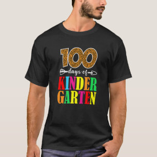 T-shirt 100 Jours De Maternelle Leopard 100 Jours De Scho
