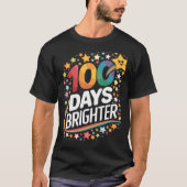 T-shirt 100 Jours De Plus En Plus Joyeux 100 Jours De Prof (Devant)