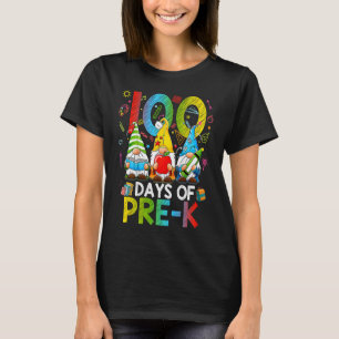 T-shirt 100 Jours De Pré K 100 Jours De Gnomes Scolaires P