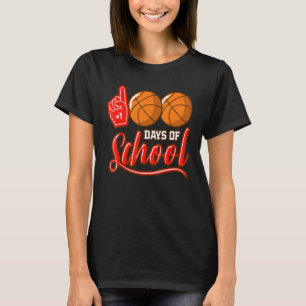 T-shirt 100 jours de professeur de basket-ball garçons éco