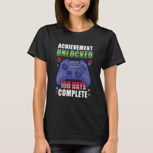 T-shirt 100 Jours De Réussite Scolaire Déverrouillé Jouer