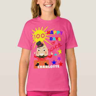 T-shirt 100 Jours De Scolaire Amusant Humpty Dumpty Person
