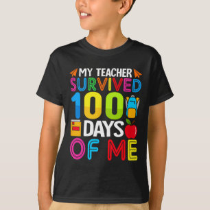 T-shirt 100 Jours De Scolaires Garçons Filles Enfants Ense