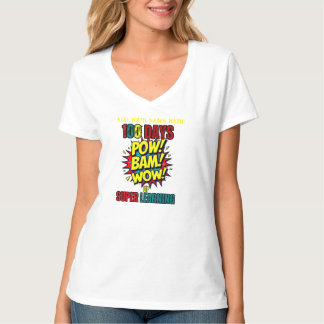 T-shirt 100 Jours de Super Apprentissage : Comic Book Styl