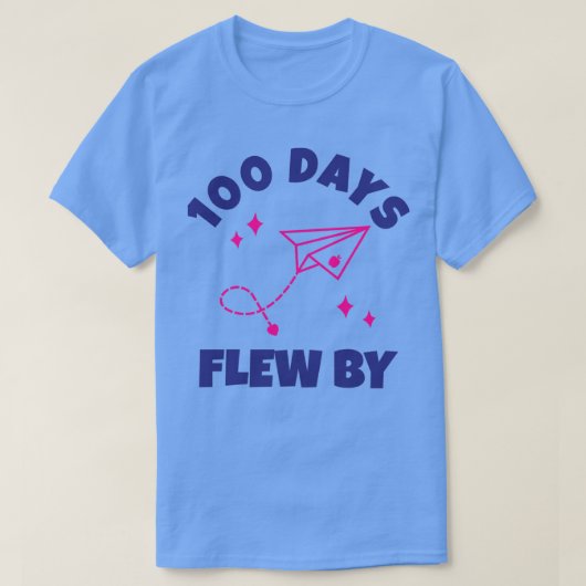 T-shirt 100 Jours De Vol Par 100 Jours D'École 8 (Design devant)