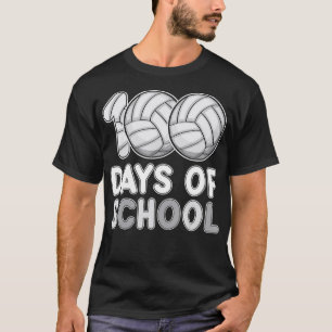 T-shirt 100 Jours De Volley-Ball 100E Jour D'École 