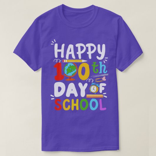 T-shirt 100 jours d'école (Design devant)