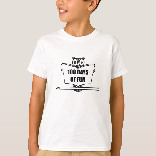T-shirt 100 jours d'école (Devant)