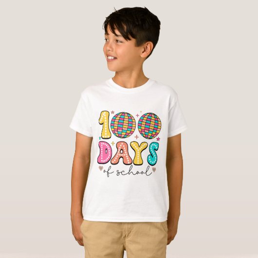 T-shirt 100 Jours D'école (Devant entier)