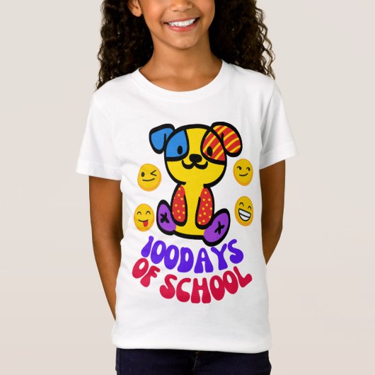 T-Shirt 100 jours d'école (Devant)
