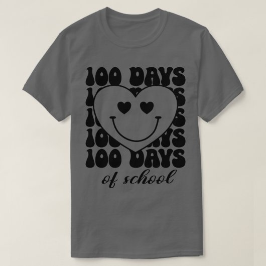 T-shirt 100 jours d'école (Design devant)