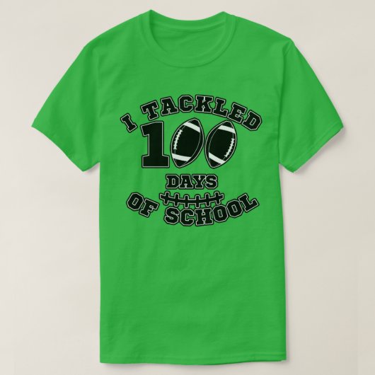 T-shirt 100 jours d'école1 (Design devant)