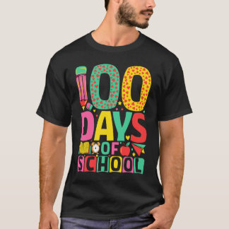 T-shirt 100 jours d'école 100 jours de l'ère scolaire