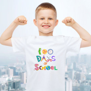 T-shirt 100 Jours d'école 100 Jours Enfant intelligent