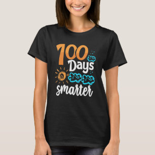 T-shirt 100 Jours D'École 100 Jours Soleil Et Nuages Plus 