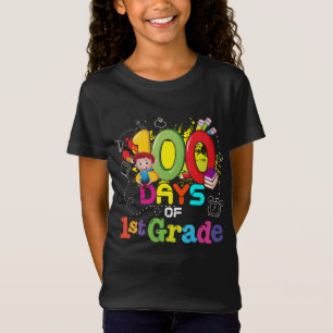 T-Shirt 100 Jours D'École 1Ème Année T-Chemise