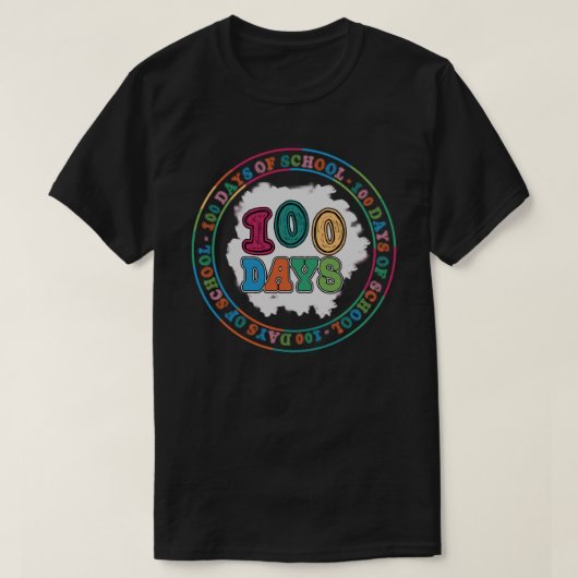 T-shirt 100 jours d'école (2) (Design devant)