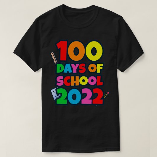 T-shirt 100 jours d'école 2022 2 (Design devant)