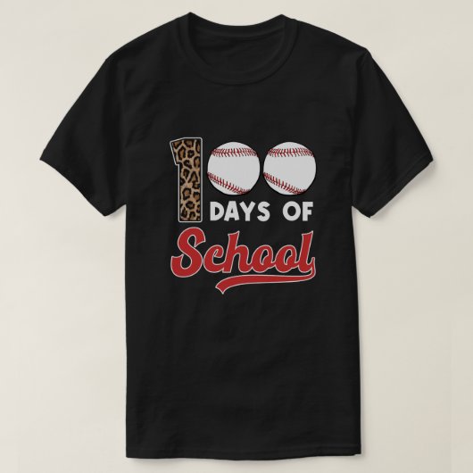T-shirt 100 jours d'école (3) (Design devant)