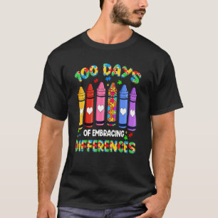 T-shirt 100 Jours D'école Acceptation des Différences Tsa