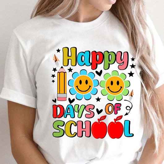 T-shirt 100 jours d'école. appréciation du professeur .pro