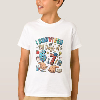 T-Shirt 100 Jours d'École | Célébration Amusante d