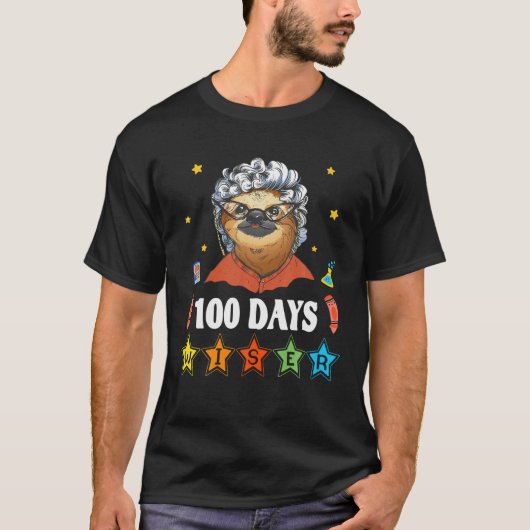 T-shirt 100 Jours D'École | Costume Lady 100 Ans Pour (Devant)