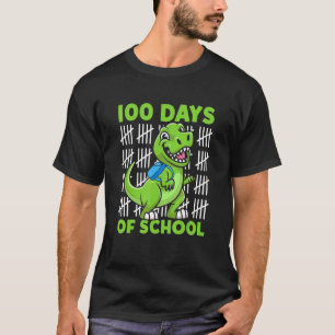T-shirt 100 Jours D'École Cute Dino Avec Sac À Dos École