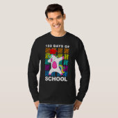 T-shirt 100 Jours D'École Dabbing Unicorne 100 Jours Smart (Devant entier)