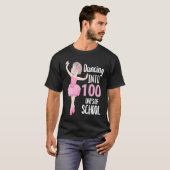 T-shirt 100 Jours d'École Danse Ballerine Danseuse de Ball (Devant entier)