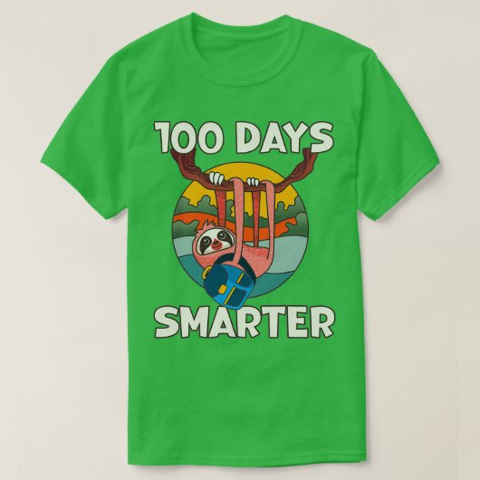 T-shirt 100 jours d'école de garçons plus intelligents 100 (Design devant)