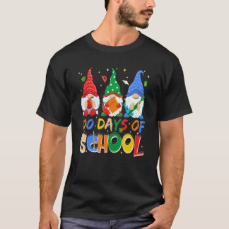 T-shirt 100 Jours D'école Drôle Gnome Apprentissage Virtue