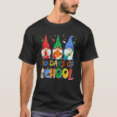 T-shirt 100 Jours D'École Drôle Gnome Virtual Learning Te (Devant)