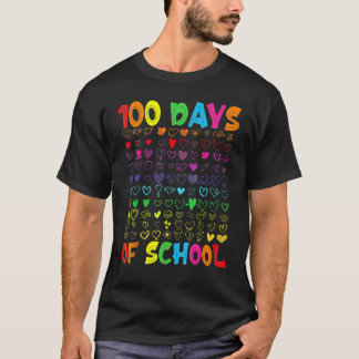 T-shirt 100 Jours D'école Enseignant Enfants Élève Garçon