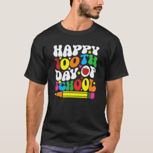 T-shirt 100 Jours d'École Enseignant Enfants Heureux 100èm