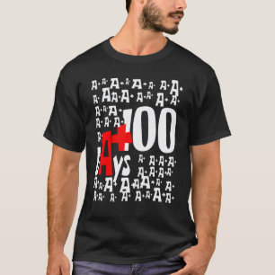 T-shirt 100 Jours D'école Enseignant Et Élève